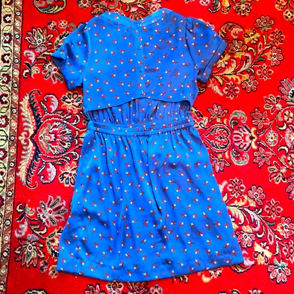 Vintage Style Pleated Dress - Picture 2 of 4